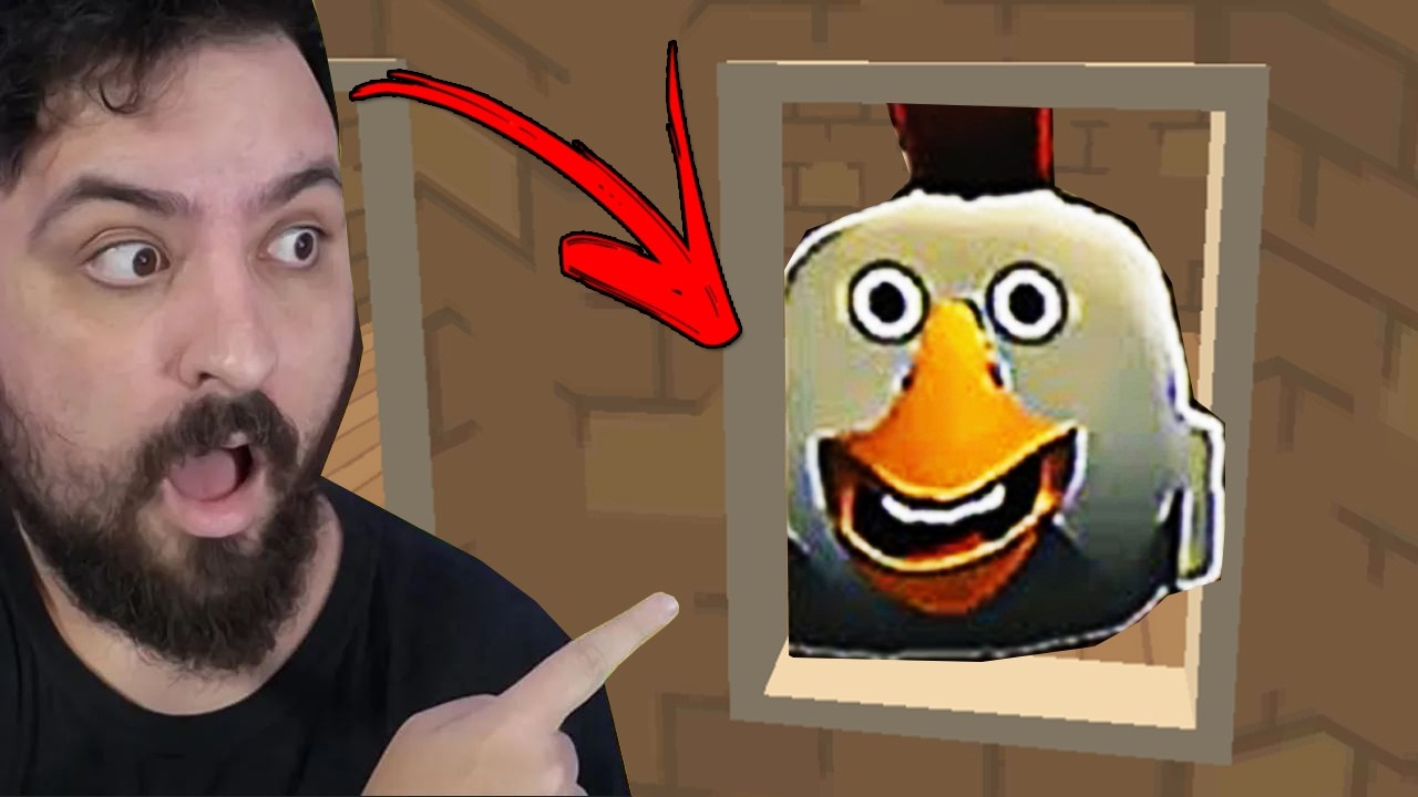 O LUGAR SECRETO da GALINHA MORTA *MEAT CHICKEN* no CHICKEN GUN...(LOCAL SECRETO e PROIBIDO)
