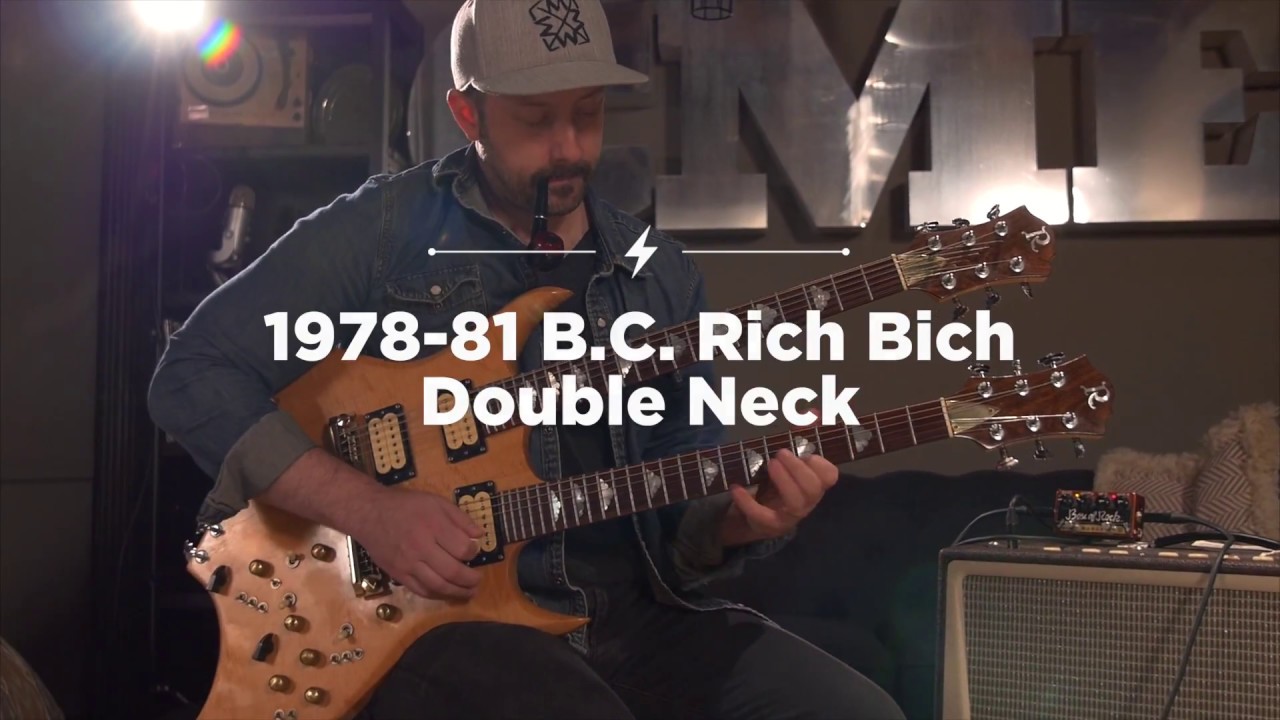 1978-81 B.C. Rich Bich Double Neck Natural | CME Quick Riffs | Alex Chadwick