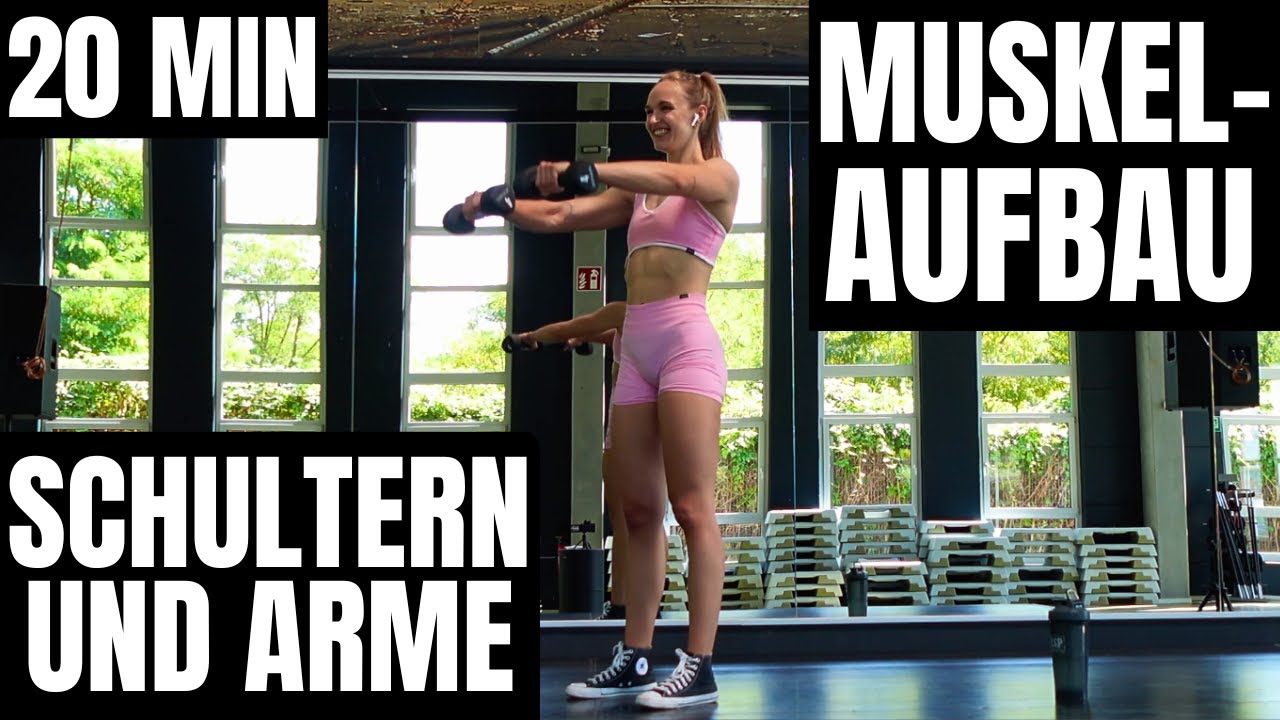 20 MIN Schultern & Definierte Arme Kurzhantel Training Zuhause für Frauen