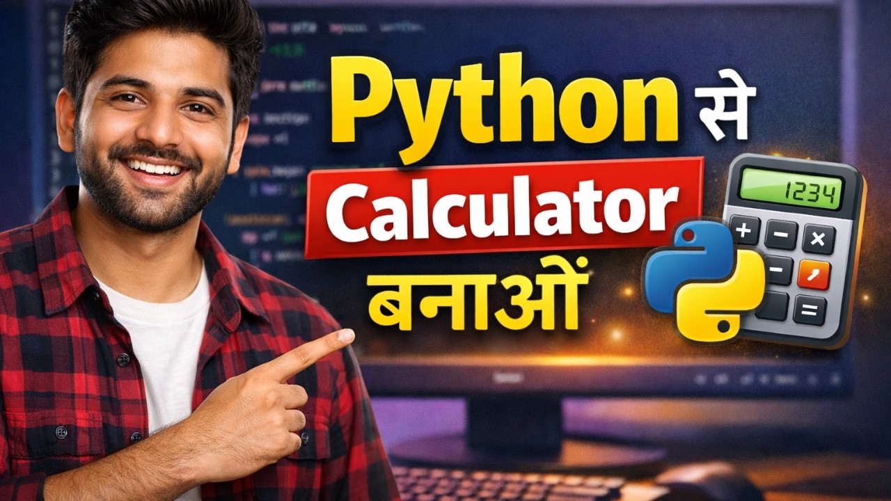 Python से Calculator कैसे बनाएं 🧮 | Python For Beginners Latest Video | Python Project