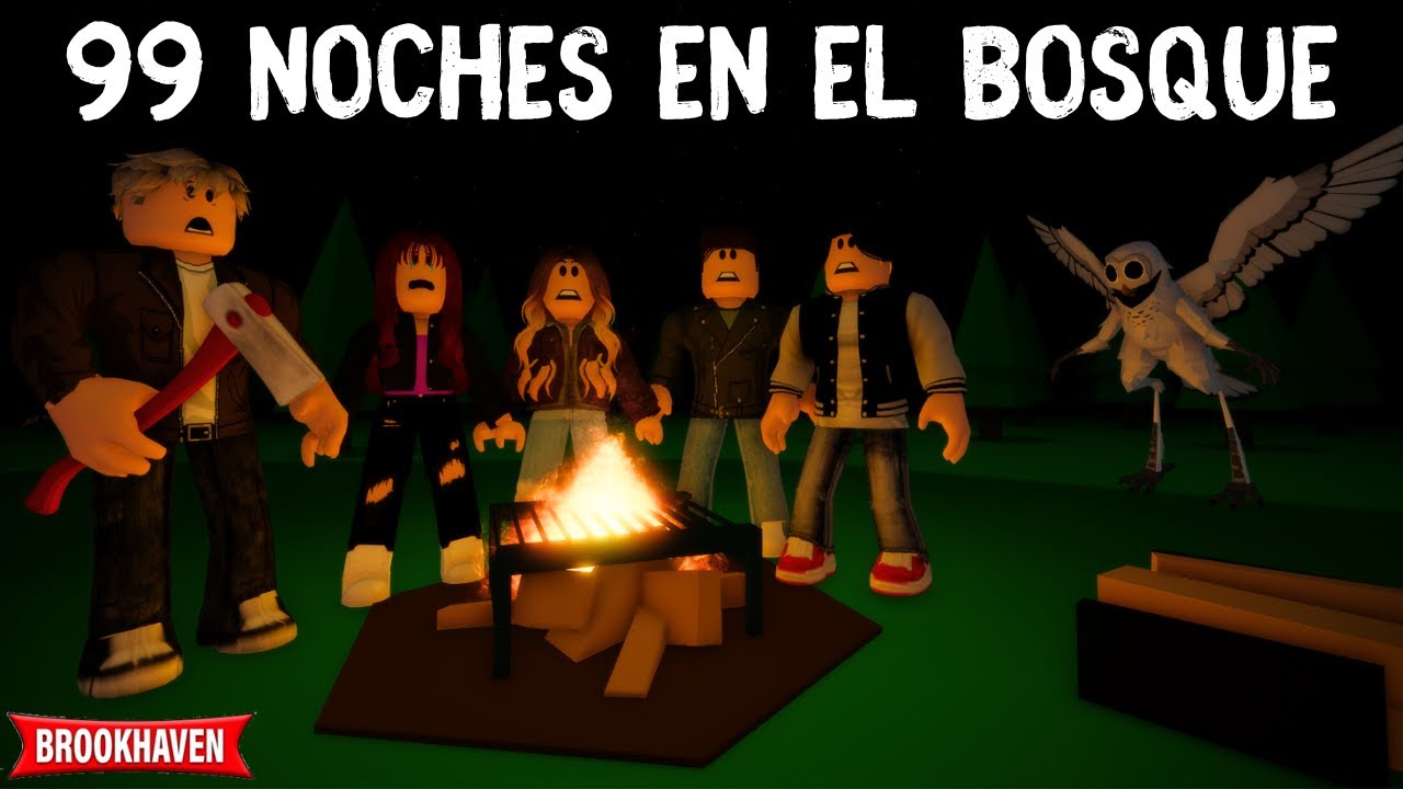 99 NOCHES EN EL BOSQUE - Parte 1 | Mini Pelicula| Brookhaven rp🏡historia de roblox