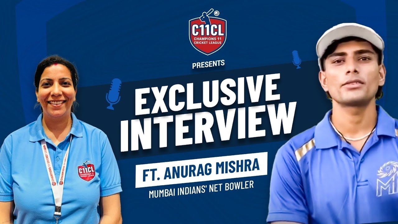 C11CL Talks: IPL Net Bowler Anurag Mishra speaks on his struggles, journey & bowling to Rohit Sharma