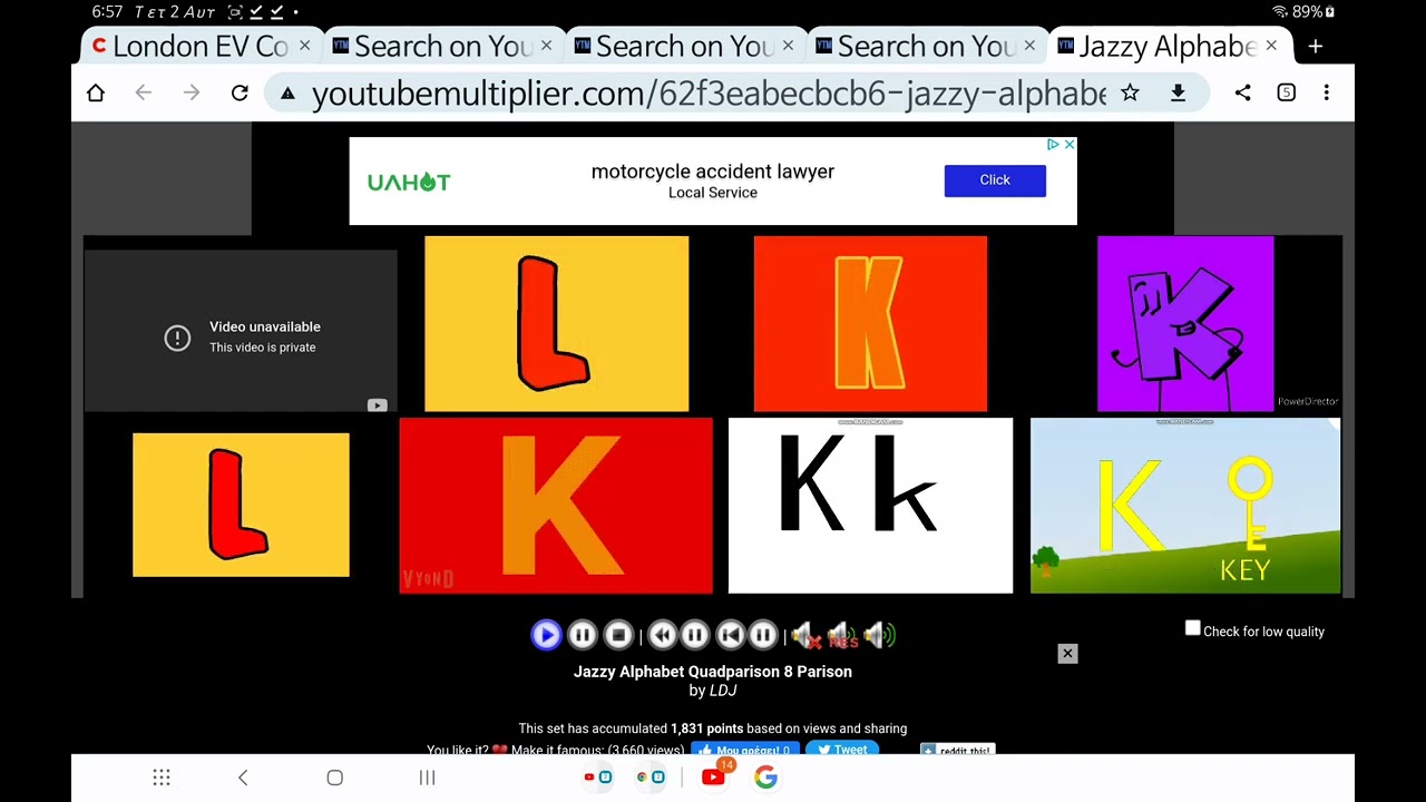 jazzy alphabet quadparison
