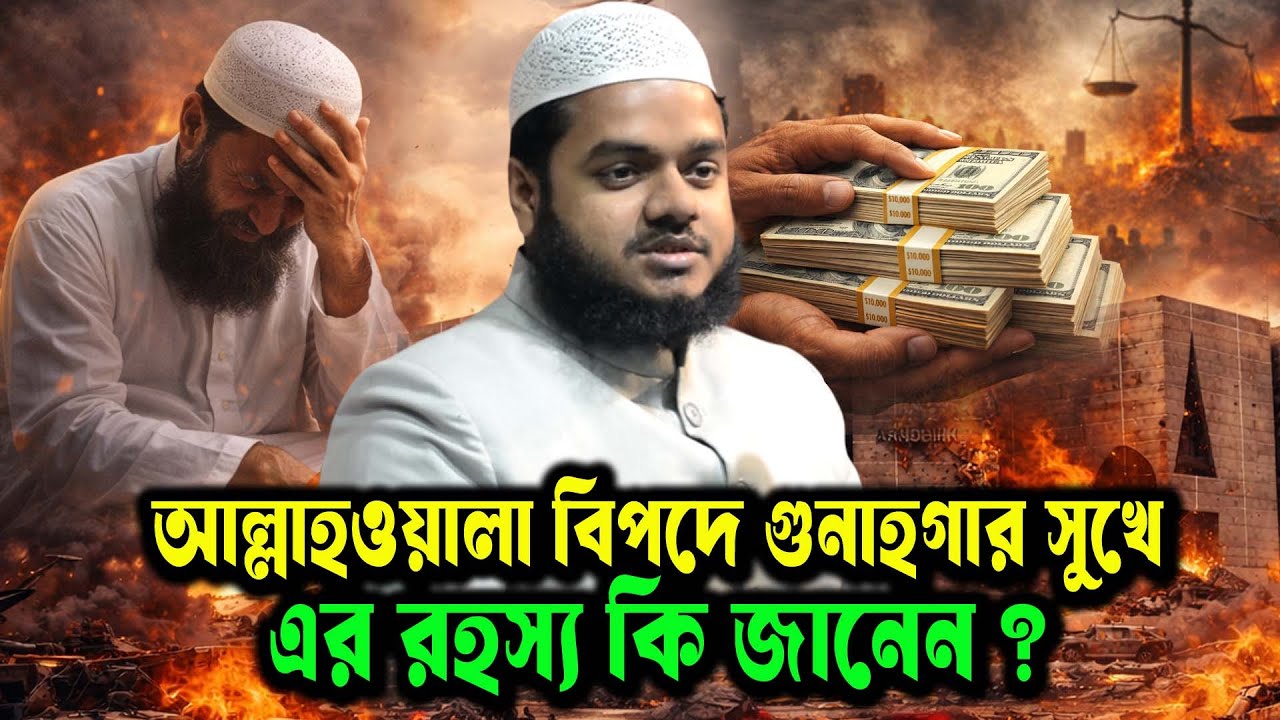 আল্লাহওয়ালা মানুষ বিপদে, আর গুনাহগার সুখে —এই রহস্য জানেন কি? আব্দুল্লাহ বিন আব্দুর রাজ্জাক নিউ ওয়াজ