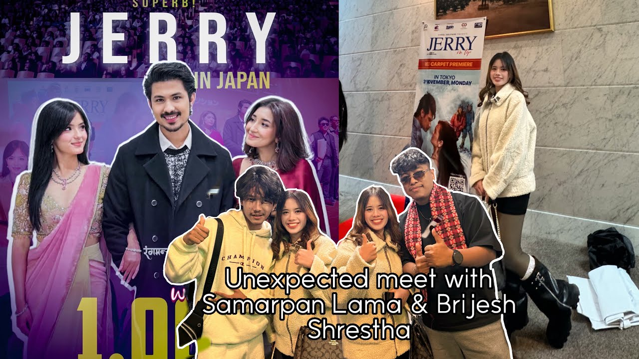 ||JERRY ON TOP IN TOKYO || Unexpected meet with Samarpan Lama & Brijesh Shrestha in Japan 🇯🇵 