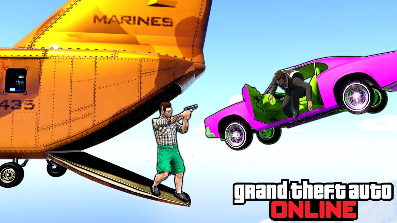 GTA 5: Online - Stunts, Funny Moments & Fails feat. Sumo Pit