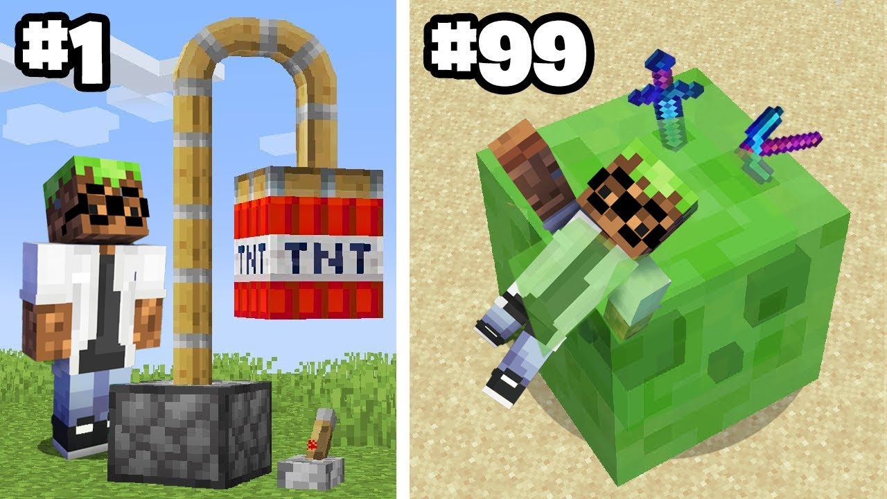Minecraft'ta EN SAÇMA ŞEYLERİ TEST ETTİM