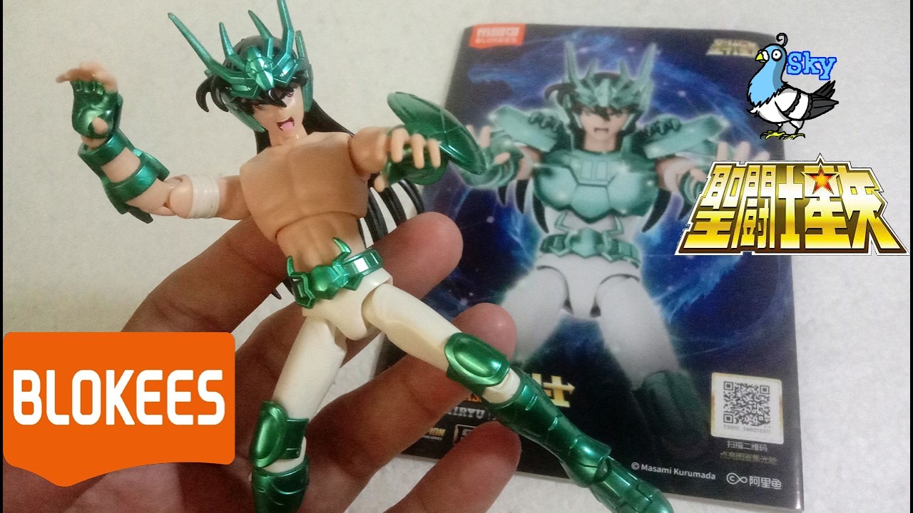 รีวิวแบบอวย!!! [Blokees] Dragon Shiryu / Saint Seiya Champion Class!!! มังกรผยอง!!!