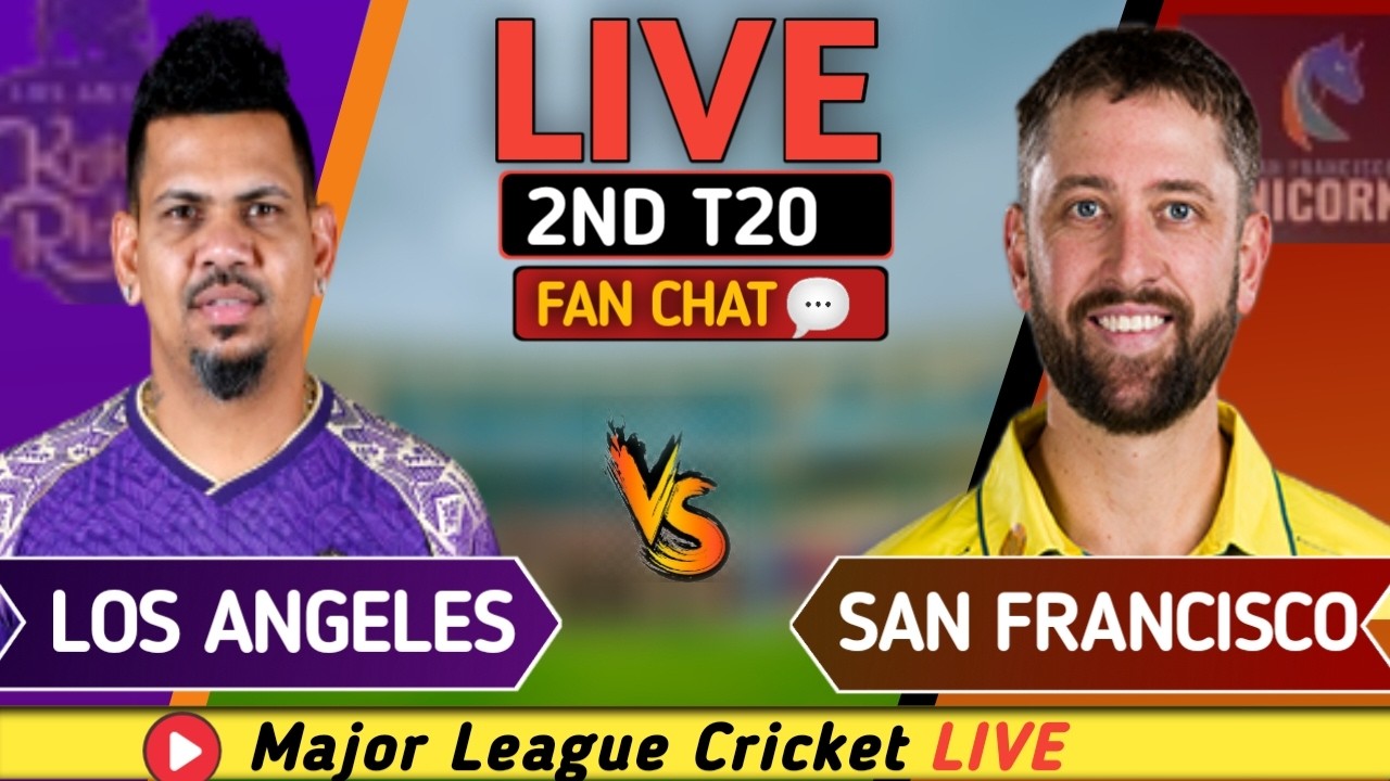 Los Angeles Knight Riders vs San Francisco Unicorns Live | LAKR vs SFU Live Commentary | MLC T20
