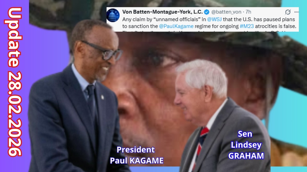 UPDATES: IBIHANO KU RWANDA KAGAME YABESHYEYE SENATERI GRAHAM?INDEGE Y'U RWANDA MU MINEMBWE