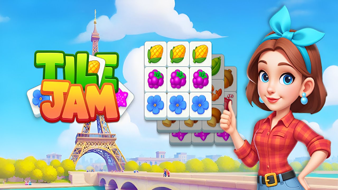 Tile Jam Mania (by Kiwi Fun) IOS Gameplay Video (HD)