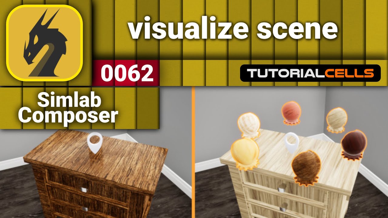 0062. create visualize scene in simlab composer