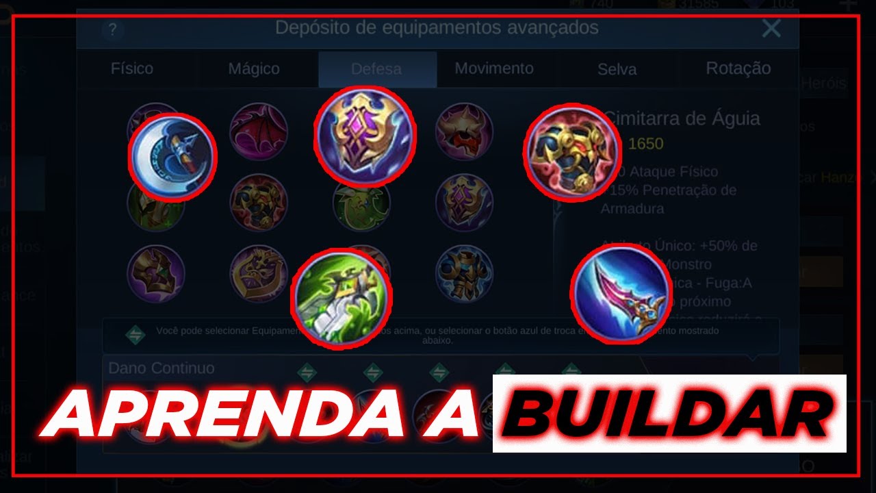 [ EXPLICATIVO ] COMO BUILDAR NO MOBILE LEGENDS