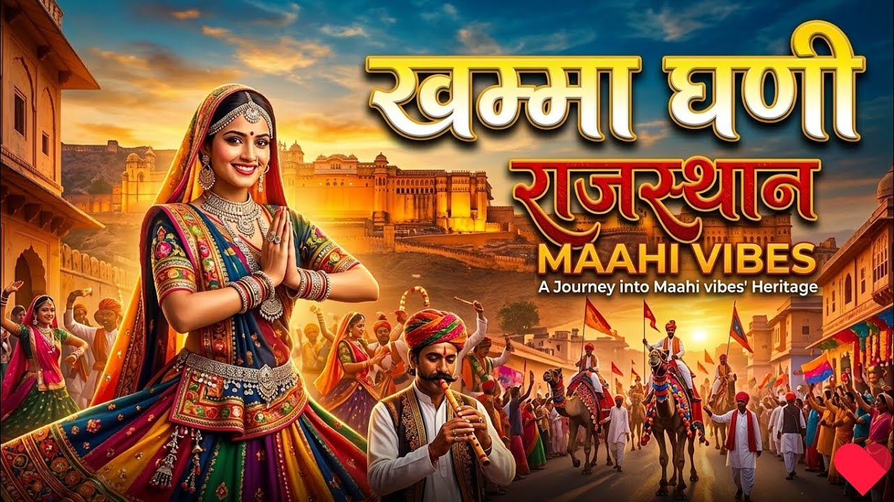 खम्मा घणी राजस्थान | Rajasthani Rap Song 2026 | Desi Hip Hop | Maahi Vibes #song #rapsong #desivibe