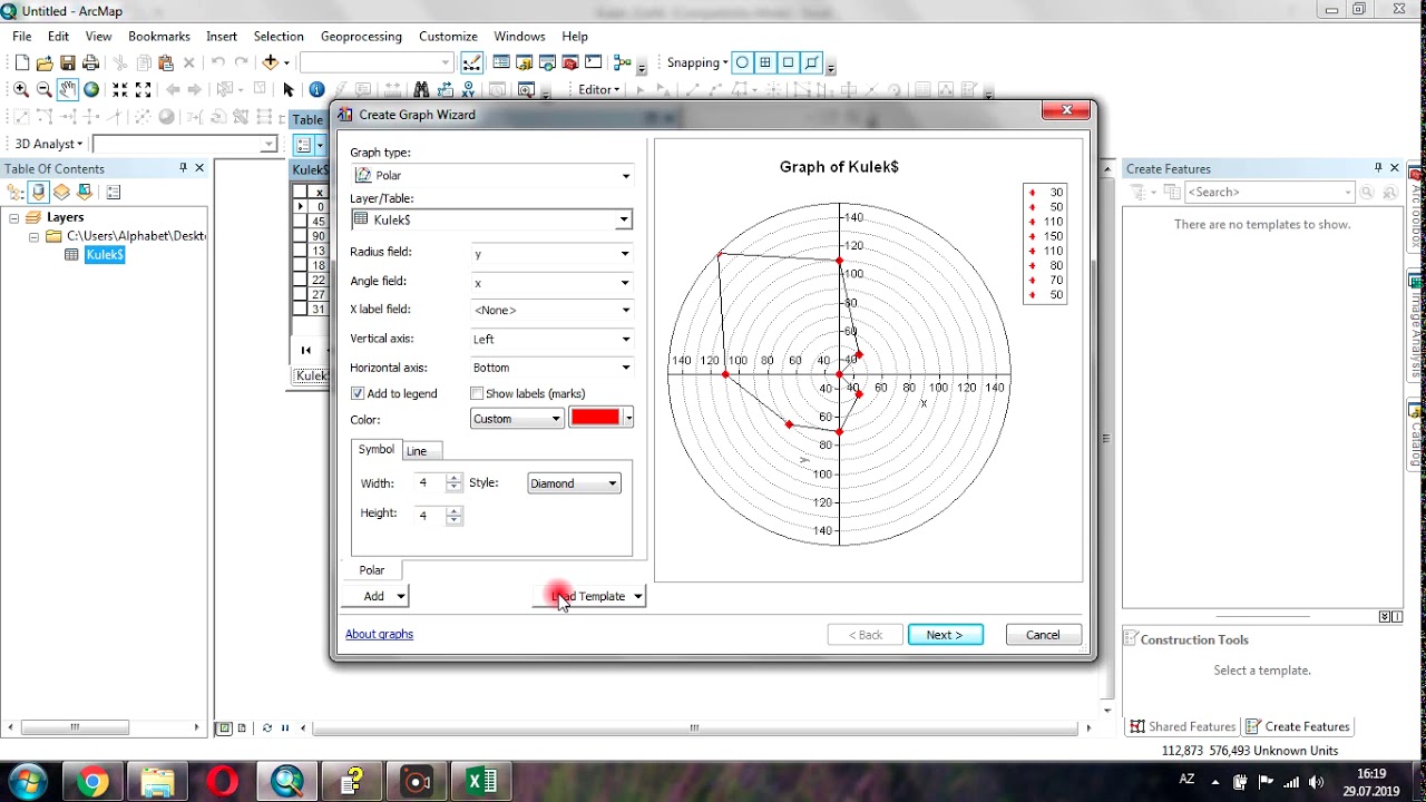 ArcMAP great graphic - ArcGİs proqramında qrafiklərin yaradılması