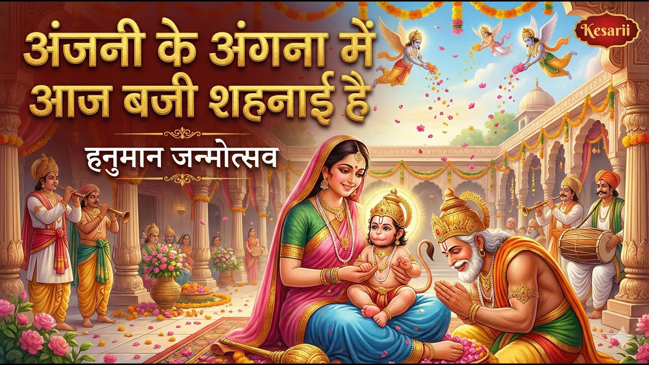 अंजनी के अंगना में, आज बजी शहनाई है