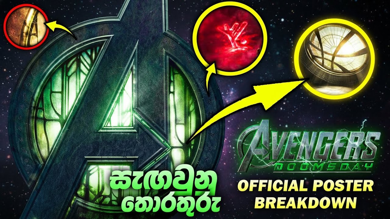 ඩොක්ටර් ඩූම්ගේ ක්‍රියා කලාපය | Avengers Doomsday Poster Explained Sinhala Review