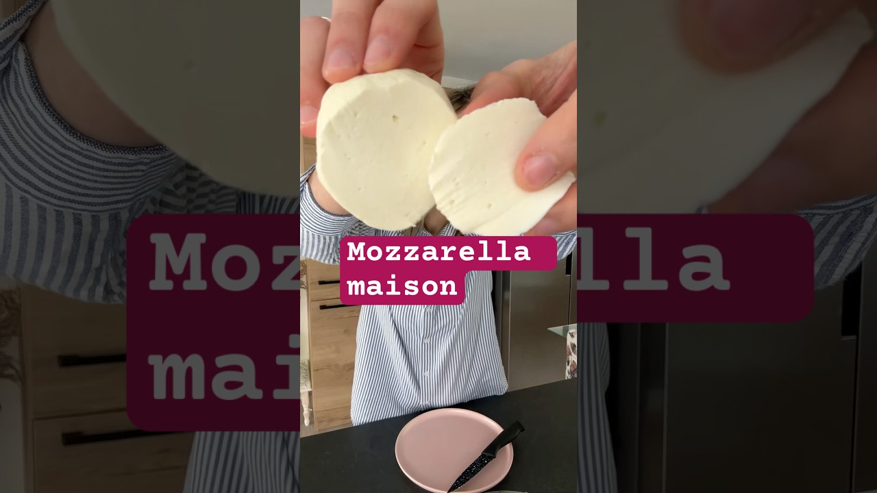 Mozzarella maison #recette #mozzarellamaison #fromagemaison #faitmaison #diy #mozzarella