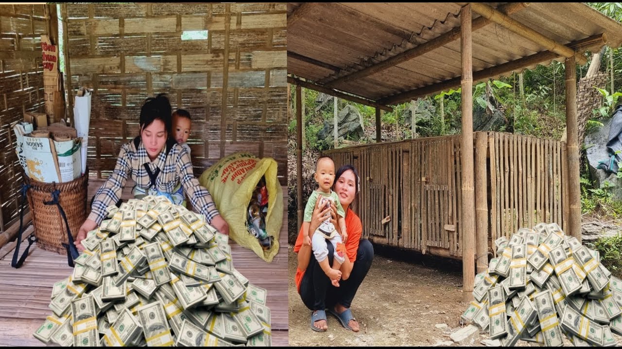 199 Days Poor Girl Builds Chicken Coop Alone and Finds Millions of Dollars in Abandoned House