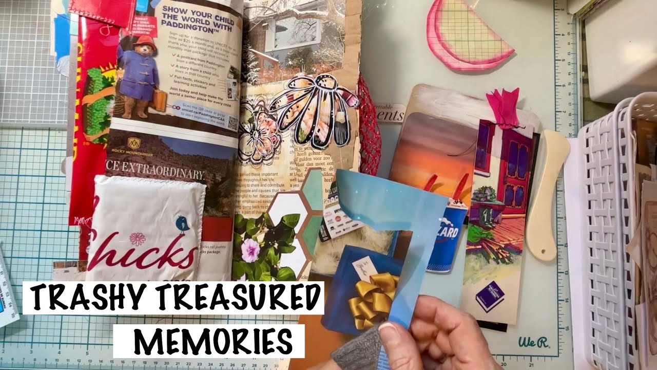 DIY Magazine Spine Junk Journal | Trash to Treasure
