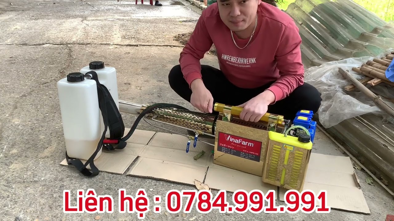 Chạy tét, báo giá máy phun khói diệt côn trùng chính hãng vinafarm mẫu mới nhất năm 2025