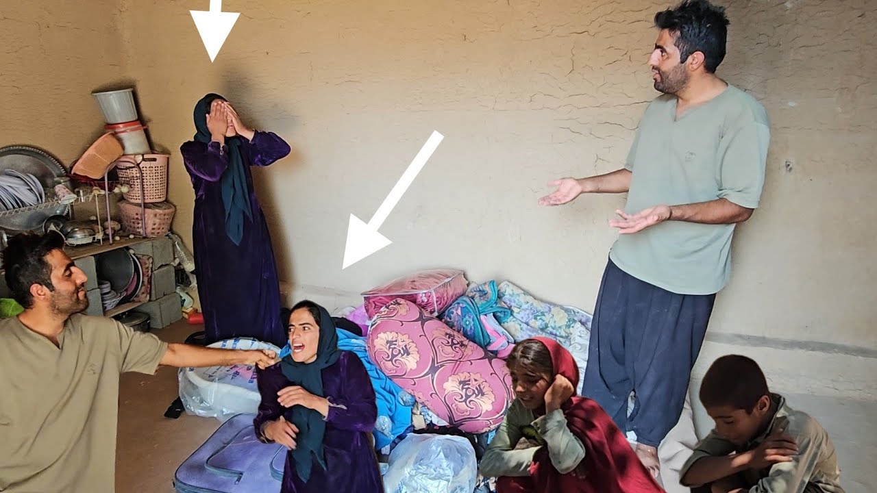 Arguments and arguments in a nomadic family after the decision to migrate.