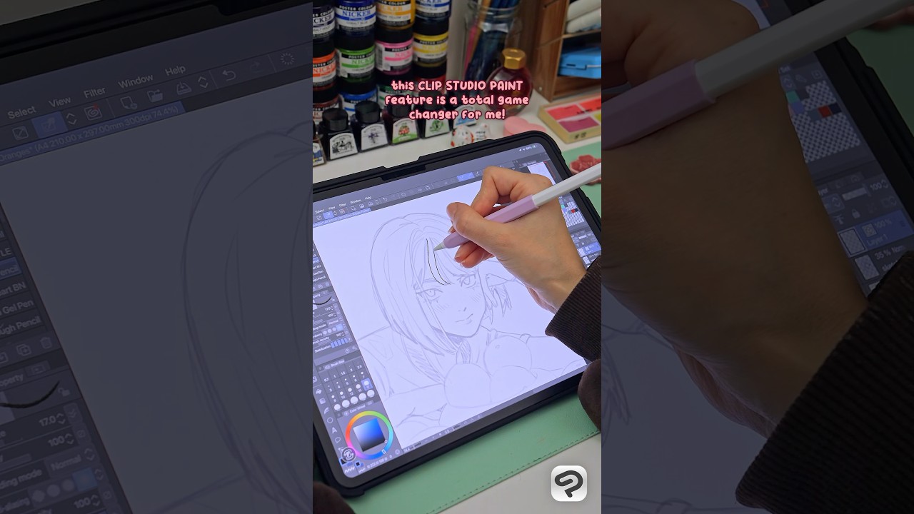 once you start using vector layers in Clip Studio Paint, there’s no going back! 💥 #clipstudiopaint