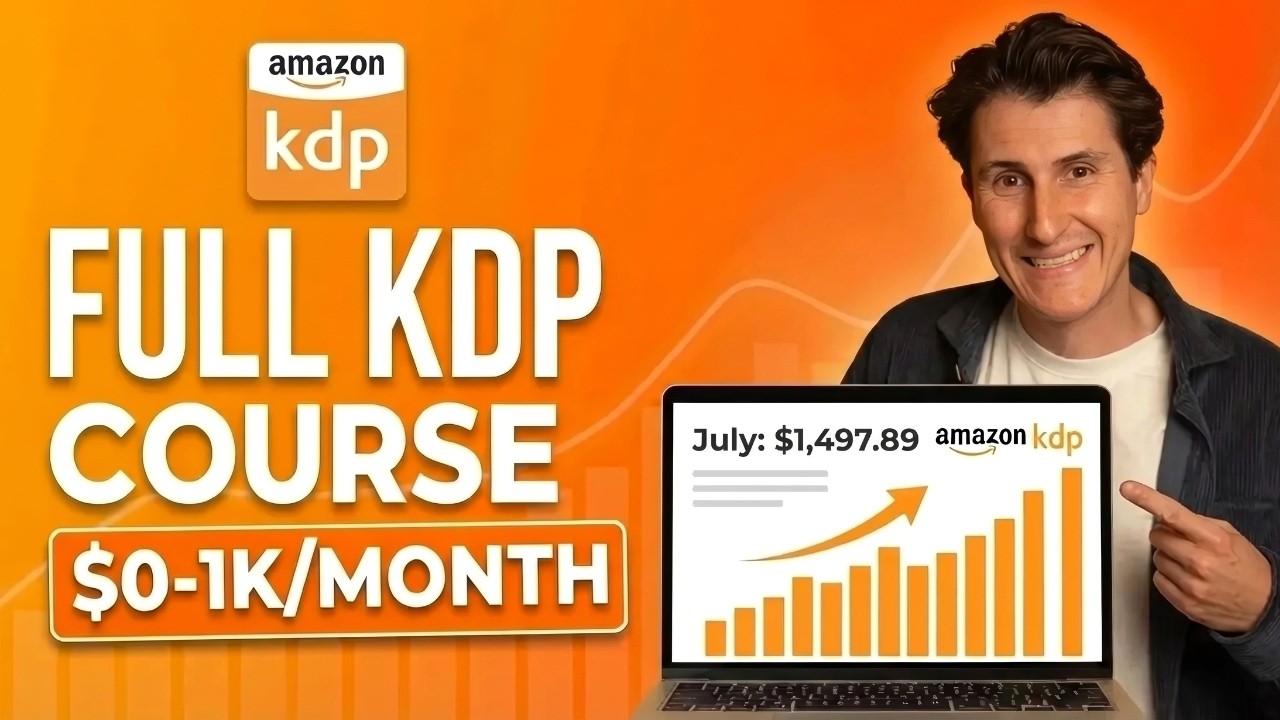 COMPLETE Beginner's Guide to Amazon KDP in 2026 (No BS Full Course)