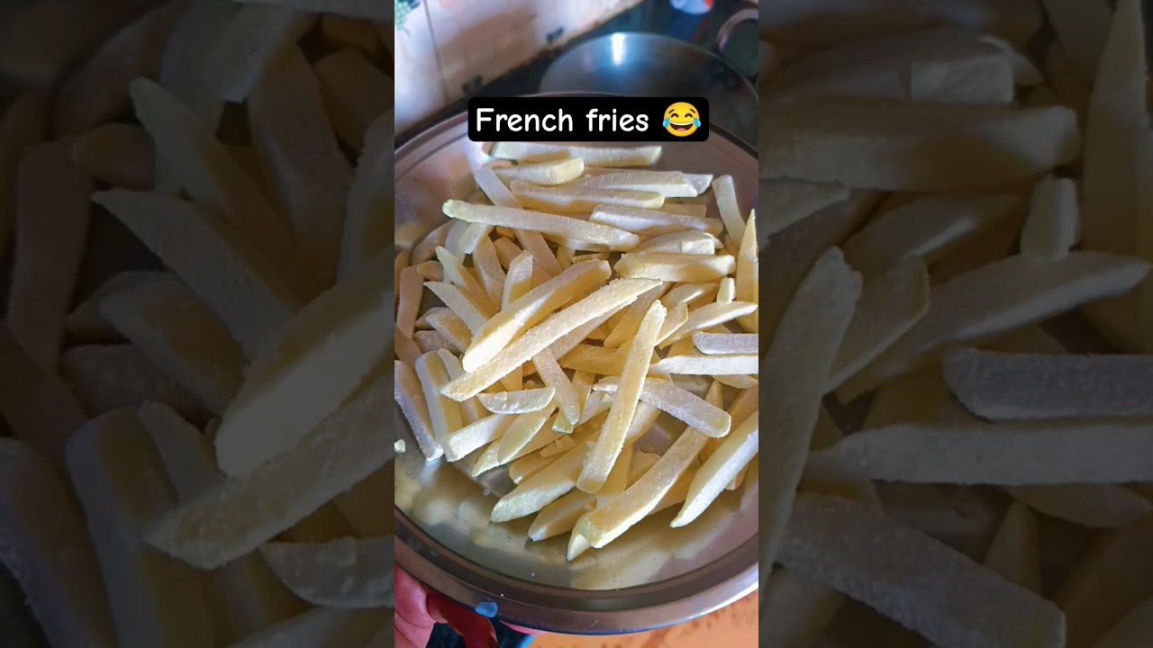 Aalu matar hoina french fries banako xu😂😂😂