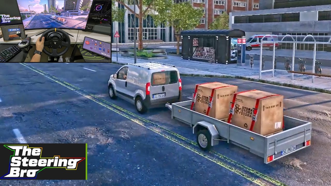 Truck & Logistics Simulator - Driving with Thrustmaster TX Steering Wheel and TH8A Shifter Gameplay