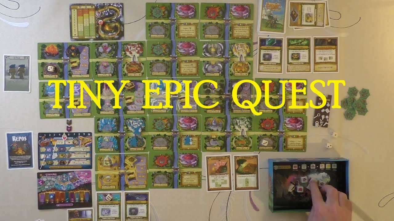 [FR] TINY EPIC QUEST : Présentation et partie solo