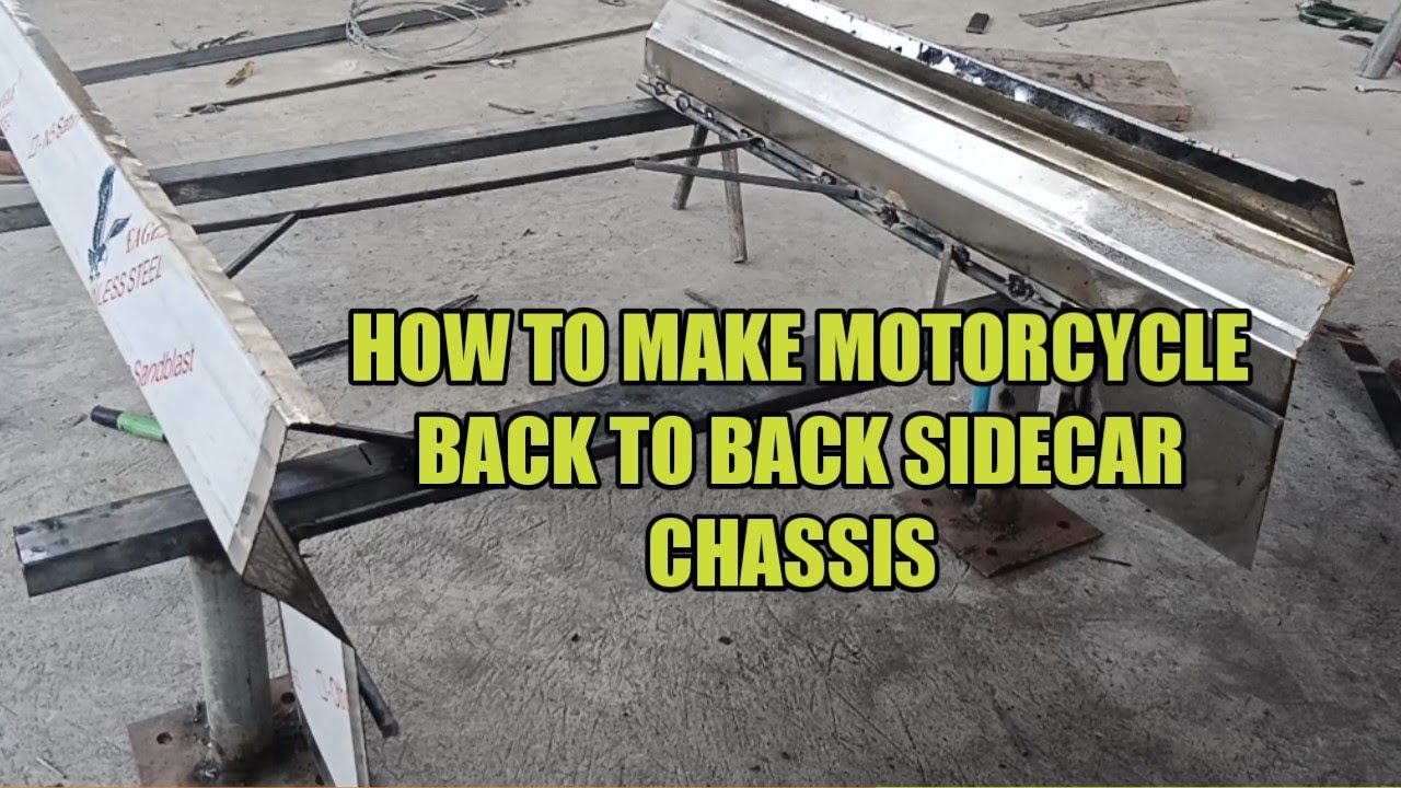 How to make Sidecar chassis, paano gumawa Ng motorcycle Sidecar chassis