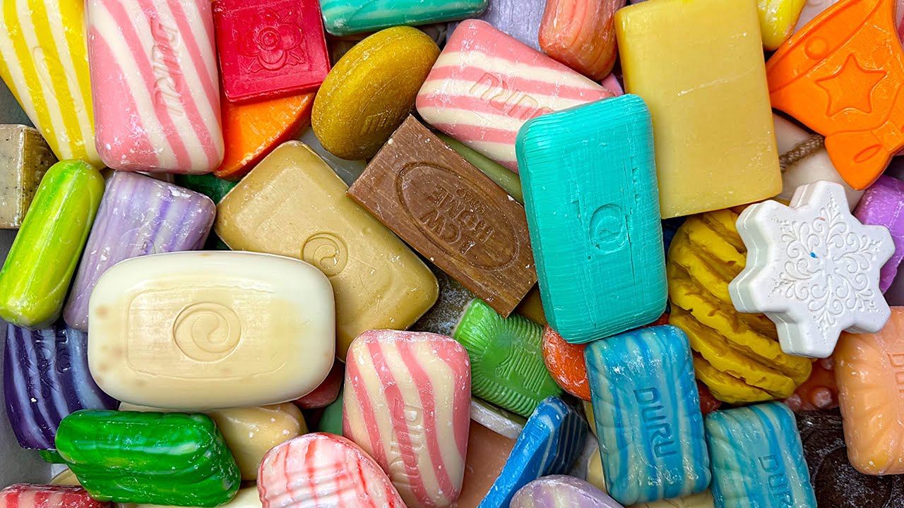 Soap box. Cutting different soap. Asmr soap (no talking)