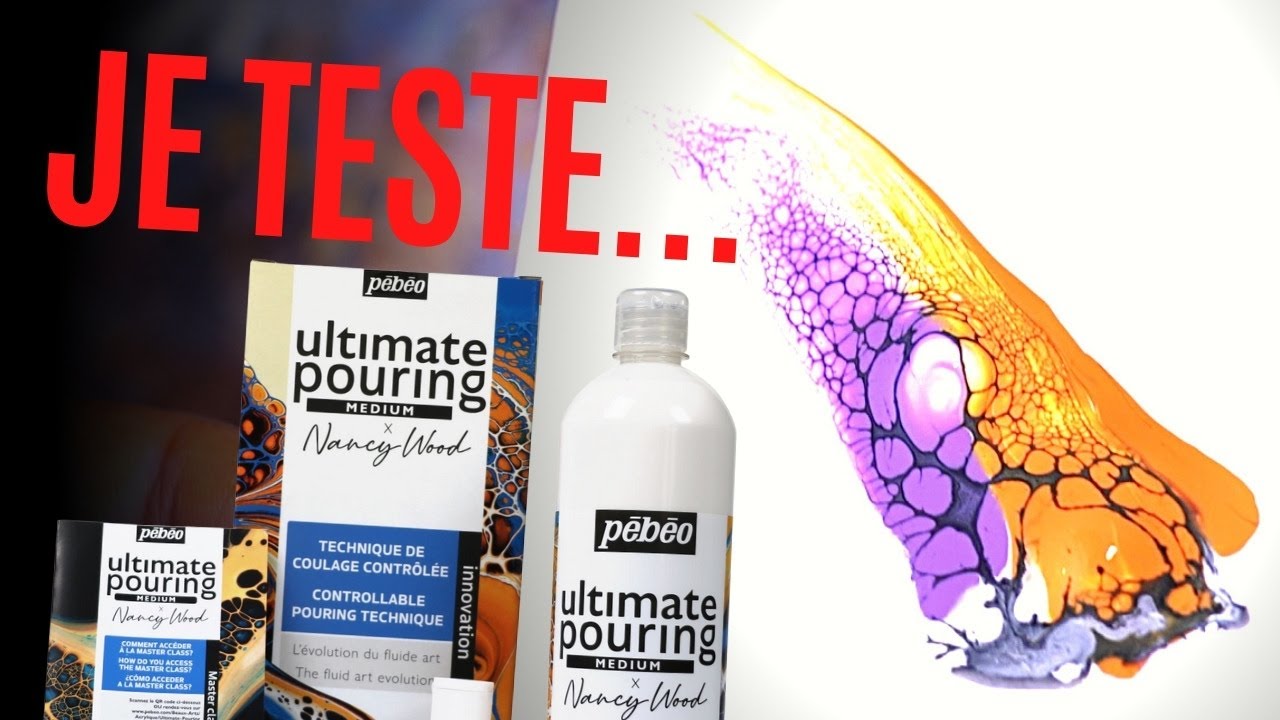 Aie... Je teste l'Ultimate Pouring de Nancy Wood / Pébéo (Test / Crashtest)