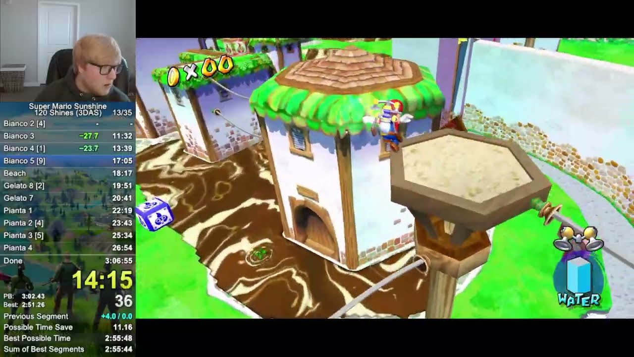 SMSHD 120 Shines (100%) Speedrun in 3:05:26 (All Shines) - Super Mario Sunshine (3D All-Stars)