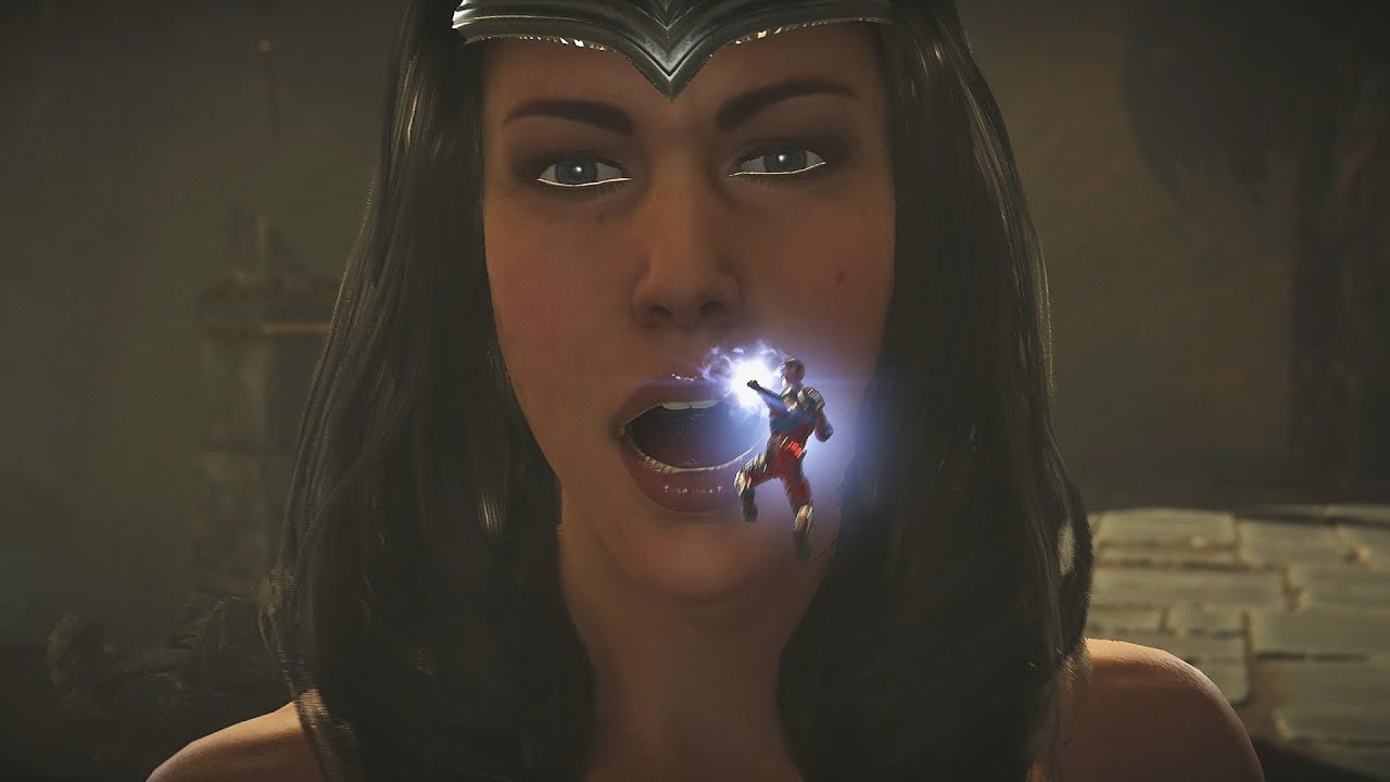 Injustice 2: Atom Vs Wonder Woman | All Intro/Interaction Dialogues & Clash Quotes + Super Moves