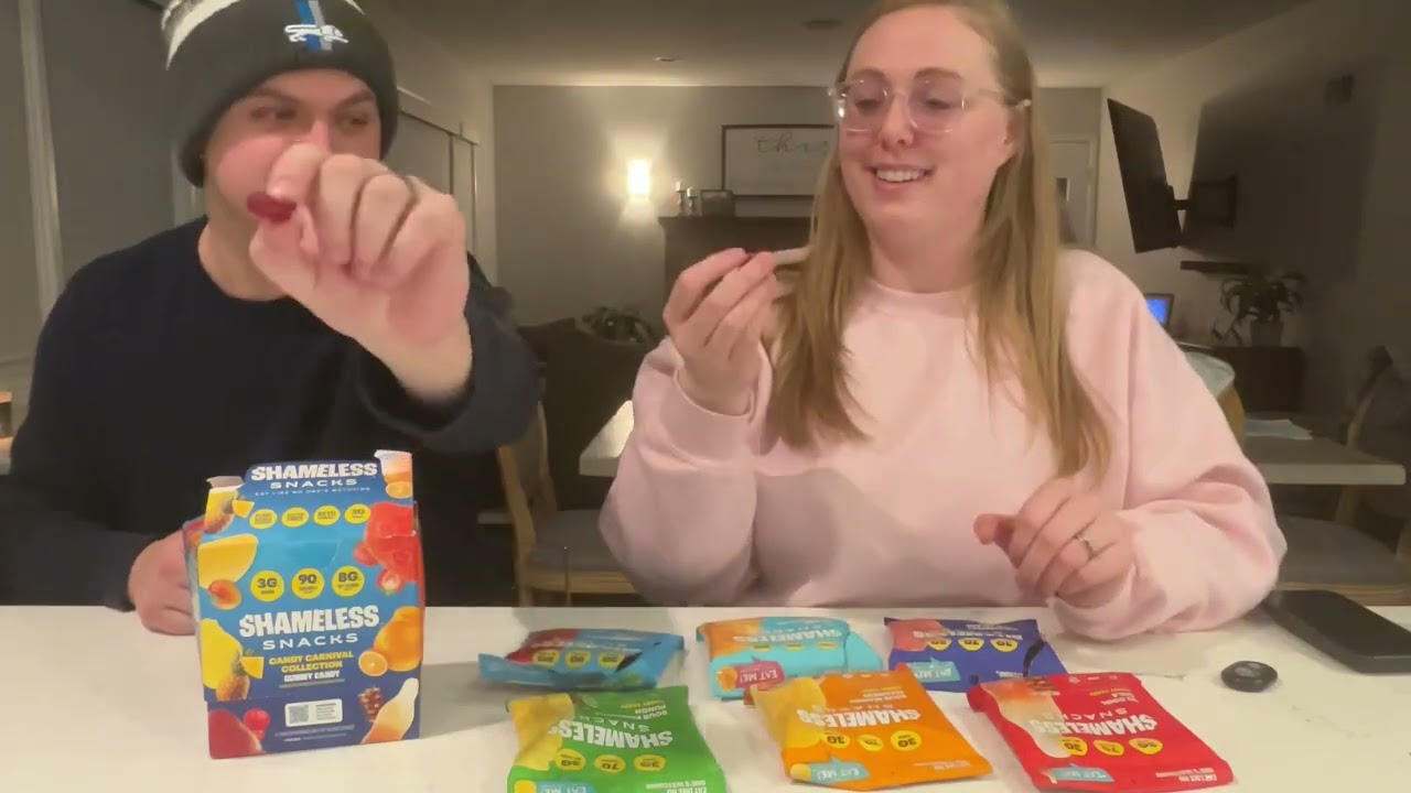 Shameless Snacks Gummies Healthy Candy Taste Test - Amazon Product Review