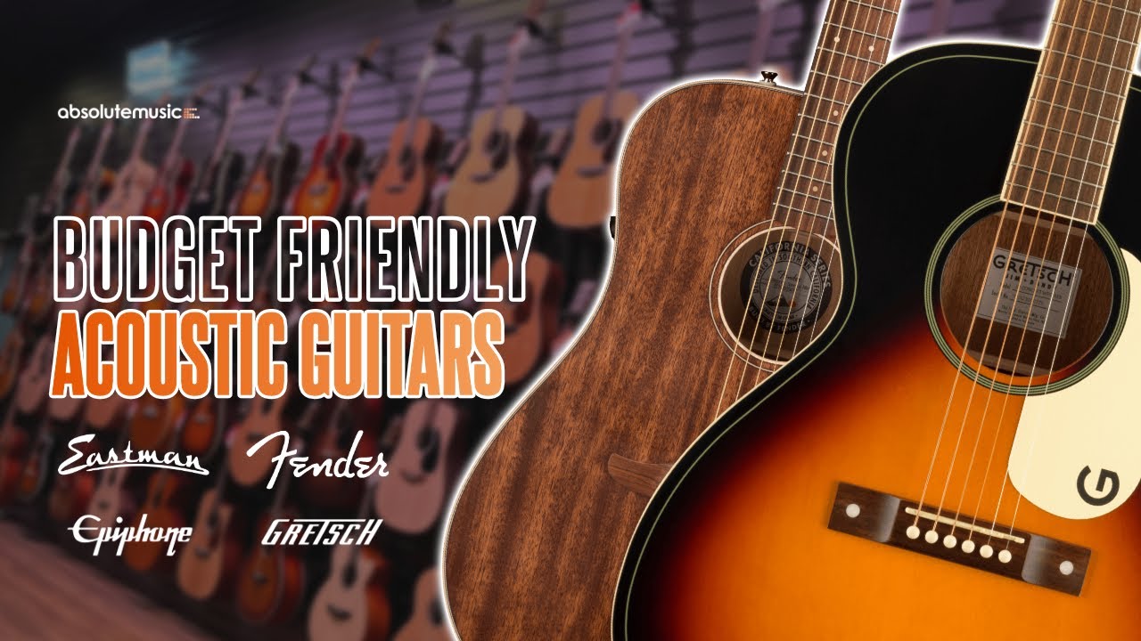 5 недорогих акустических гитар в Absolute Music (Gretsch, Fender, Eastman и другие)
