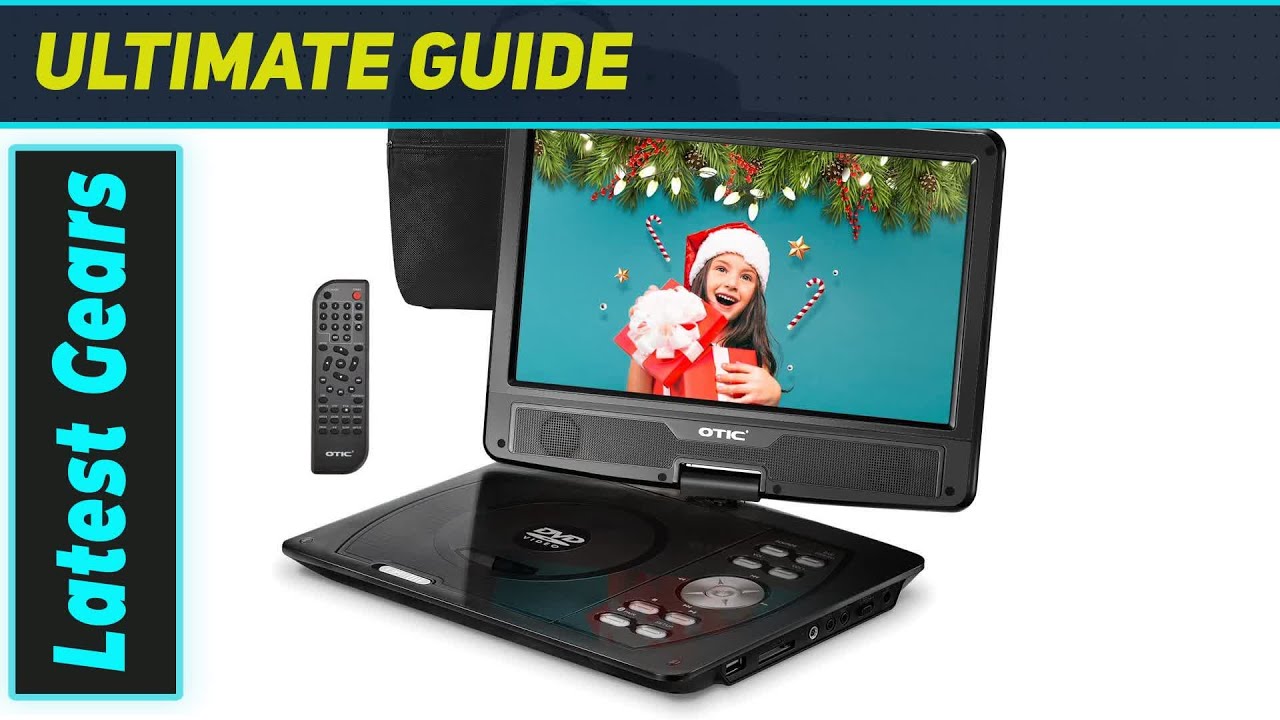OTIC Portable DVD Player: Best for Travel? (Bluetooth & Swivel Screen!)