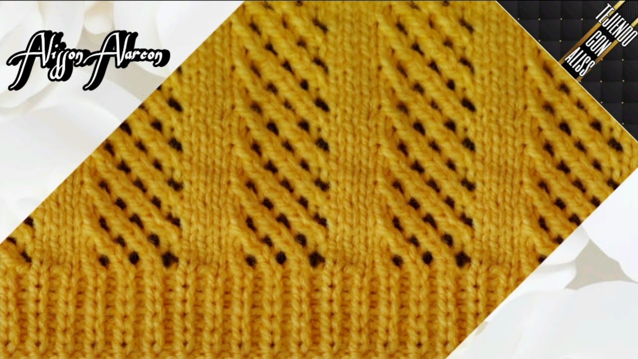 #625 - TEJIDO A DOS AGUJAS / knitting patterns / Alisson . A