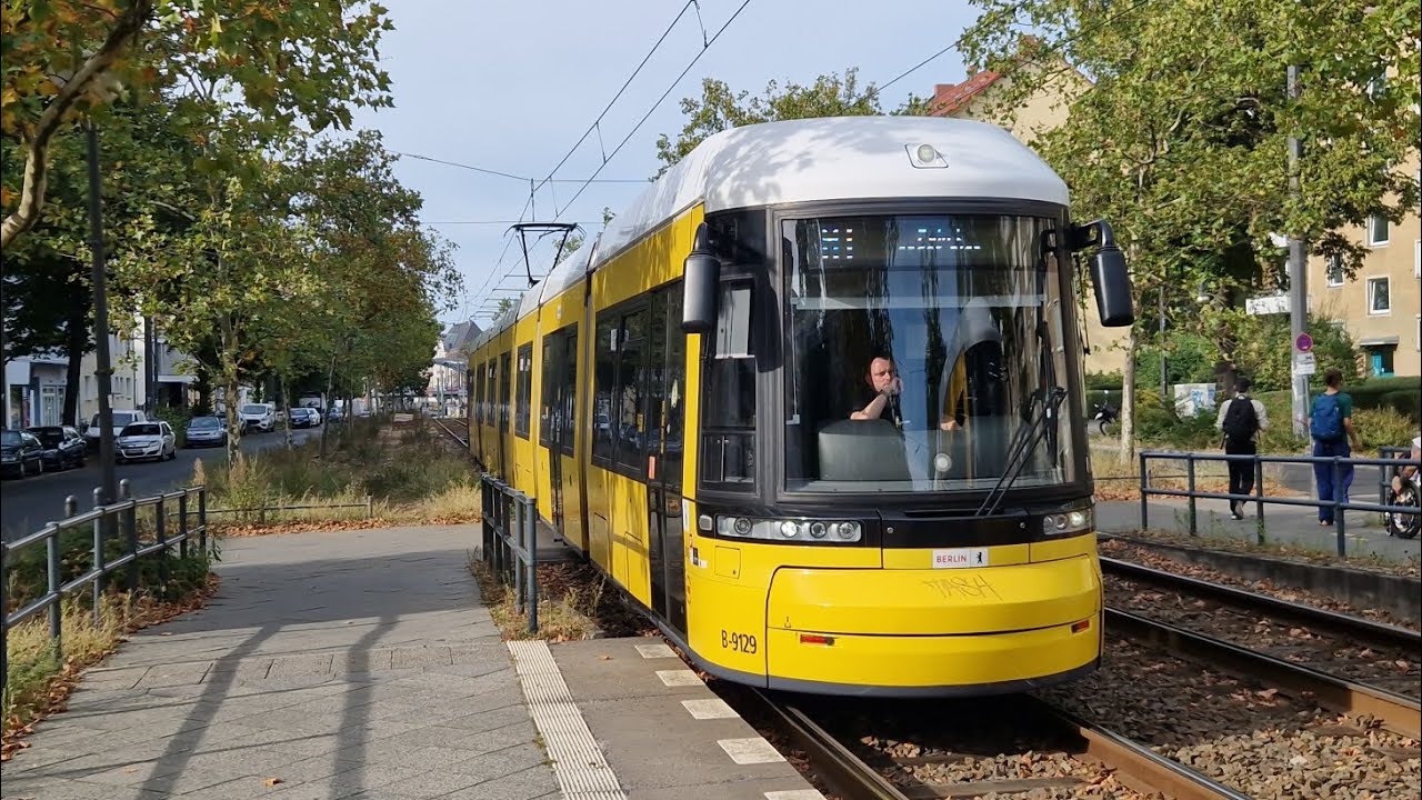Straßenbahn Berlin | Mitfahrt in der M1 von Masurenstraße bis Am Kupfergraben im F8Z 9129-A