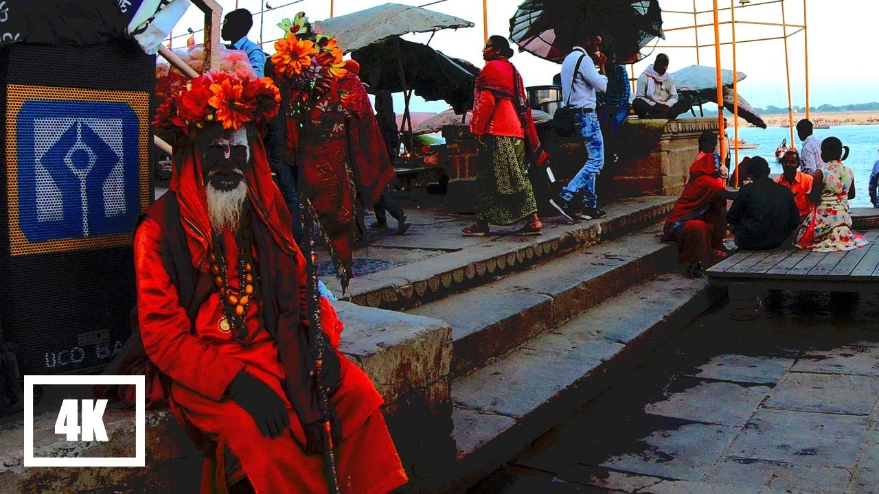 ⁴ᴷ🇮🇳【WALK】VARANASI 2020|Virtual Tour| Bangali Tola-Dashashwamedh Ghat-Golden Temple
