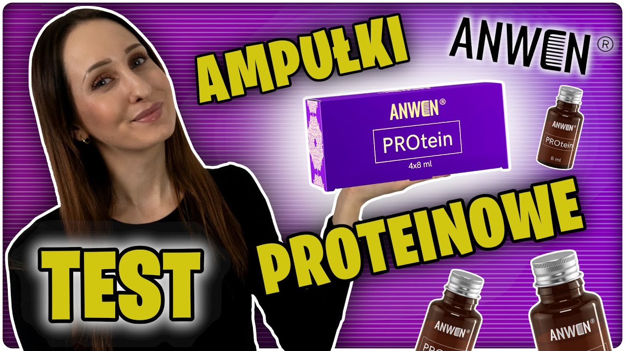 AMPUŁKI PROTEINOWE DO WŁOSÓW od ANWEN *TEST* 🔥 😱