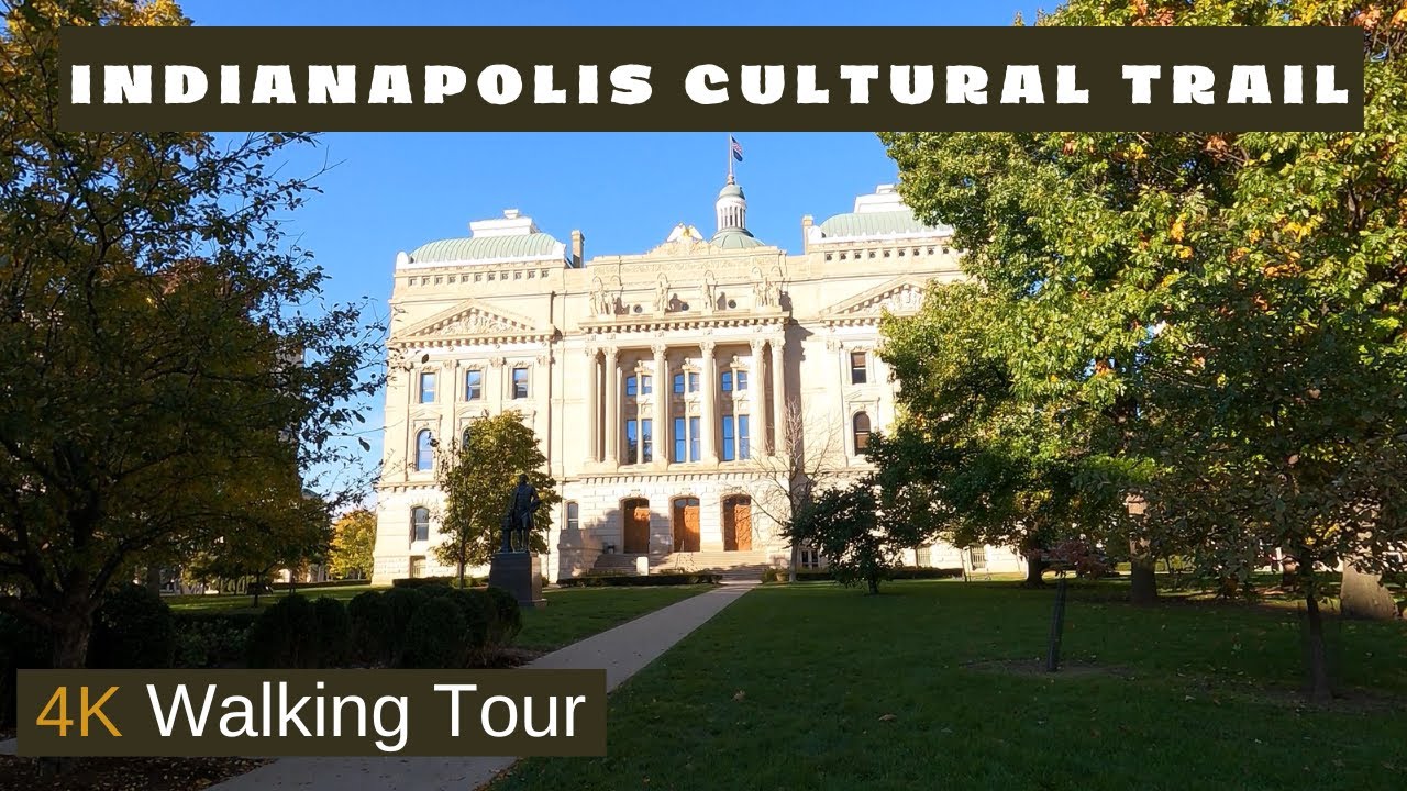 [4K] Indianapolis Cultural Trail (67 Minutes)
