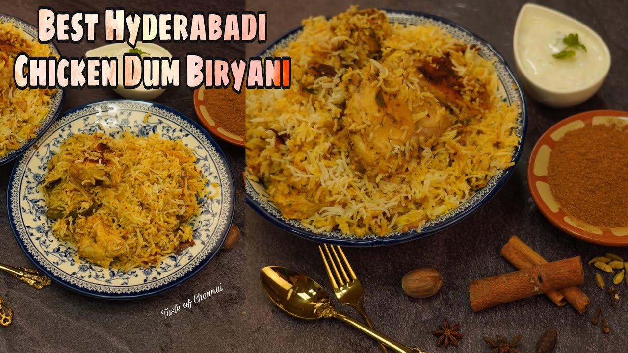 Hyderabadi Chicken Dum Biryani | World Famous Hyderabadi Biryani~Chicken Dum Biryani Recipe in Tamil