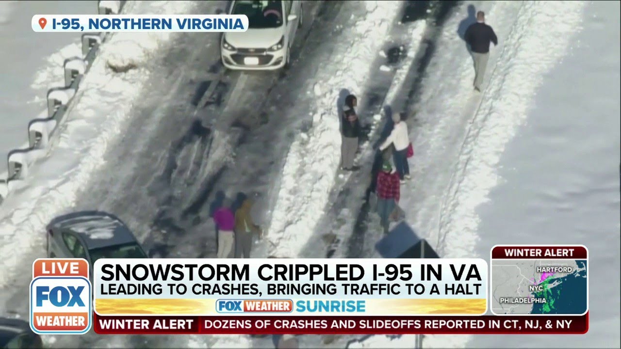 Parts Of I-95 In Virginia Reopened After Winter Weather Left Drivers Stranded