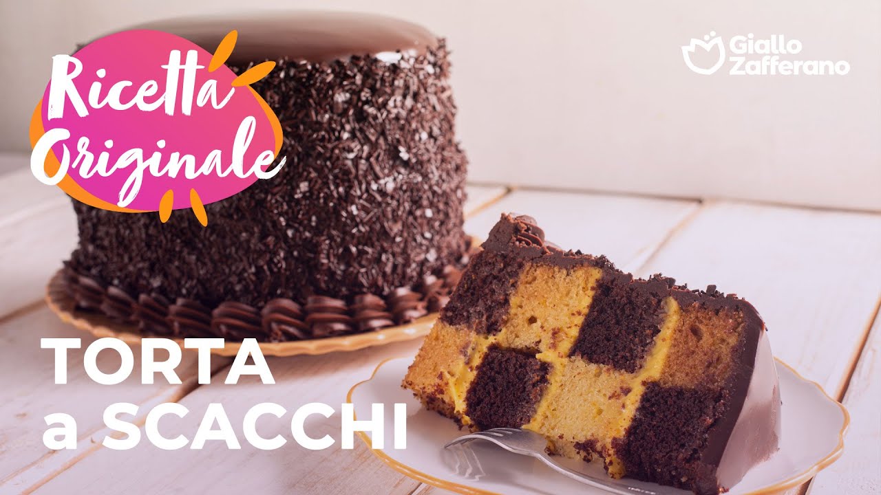 TORTA A SCACCHI - dolce super scenografico e goloso!🍫🤎