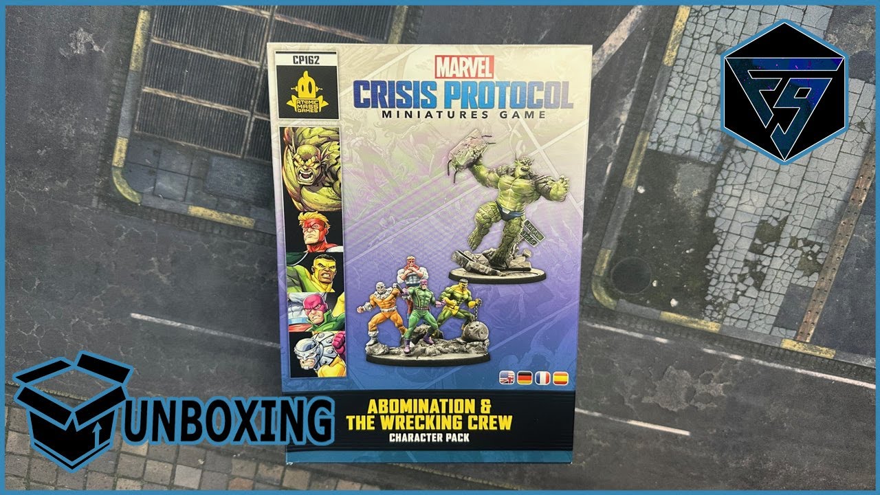 Unboxing Abomination & the Wrecking Crew for Marvel Crisis Protocol