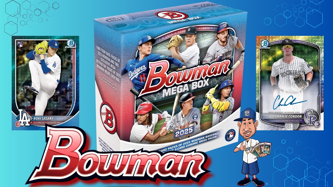 🛡RIPPING PACKS WITH KiDface presents🛡 RIPPING  A 2025 BOWMANS  BASEBALL MEGA BOX 📦 ⚾️