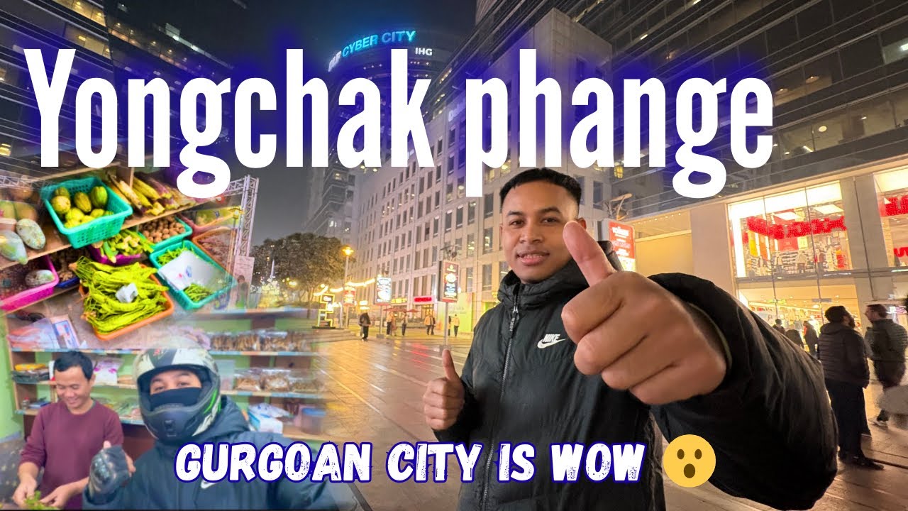 NGASIDI ANGAKPA NGAKTANI GURGOANSU || CYBER CITY || MANIPURI SHOP IN GURGOAN😮|| FIRST TIME VISIT